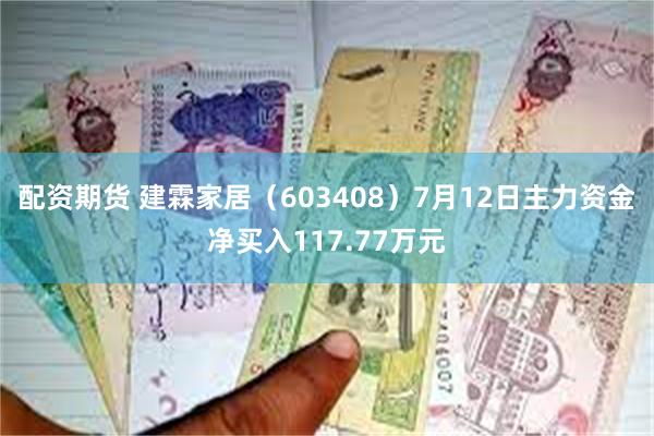 配资期货 建霖家居（603408）7月12日主力资金净买入117.77万元