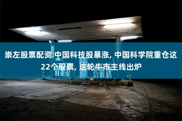 崇左股票配资 中国科技股暴涨, 中国科学院重仓这22个股票, 这轮牛市主线出炉