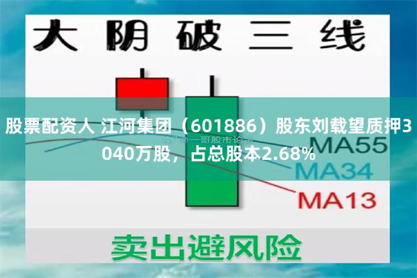 股票配资人 江河集团（601886）股东刘载望质押3040万股，占总股本2.68%