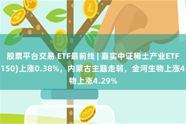 股票平台交易 ETF最前线 | 嘉实中证稀土产业ETF(516150)上涨0.38%，内蒙古主题走弱，金河生物上涨4.29%